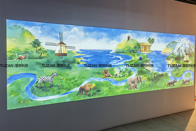 投影互动墙在多媒体展厅中的应用
