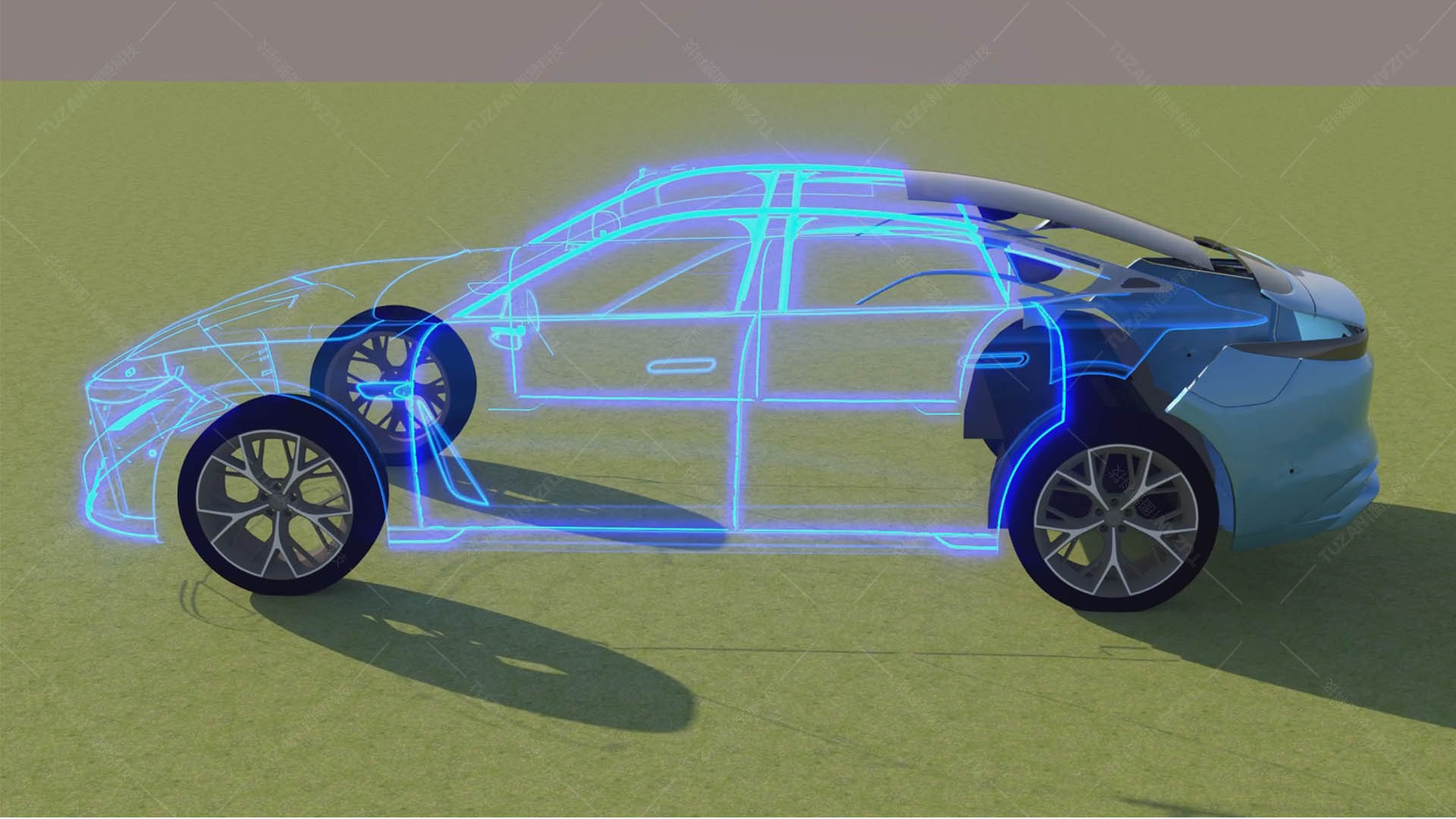 新能源汽车互动展示系统