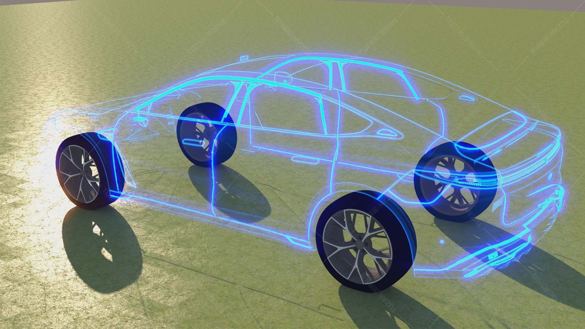 新能源汽车互动展示系统